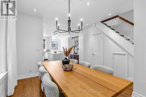 255 Strathmore Boulevard, Toronto, ON - Indoor Photo Showing Dining Room