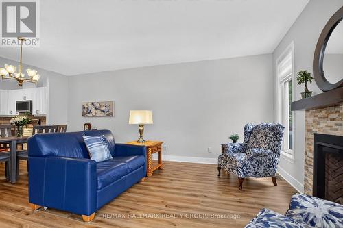 75 Sable Run Drive, Ottawa, ON - Indoor Photo Showing Living Room With Fireplace