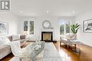 27 Melchior Crescent, Markham, ON  - Indoor Photo Showing Living Room With Fireplace 