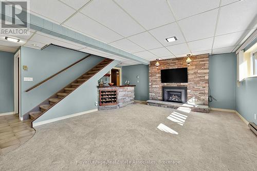 408 Mooney Crescent, Orillia, ON - Indoor With Fireplace