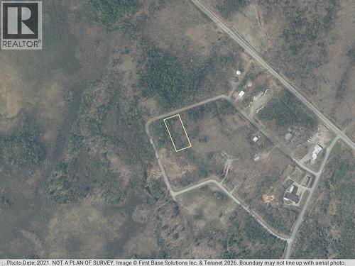 Aerial Photograph. Depicting the property boundary in relation to surrounding terrain and infrastructure - 20 Ritchie Drive, Carling, ON 