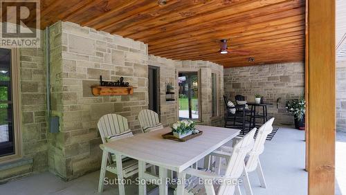505556 Grey Road 1 Road, Georgian Bluffs, ON -  With Deck Patio Veranda With Exterior