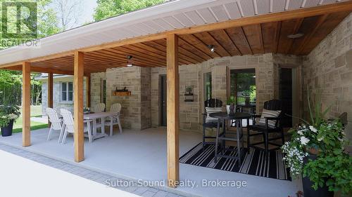 505556 Grey Road 1 Road, Georgian Bluffs, ON - Outdoor With Deck Patio Veranda With Exterior