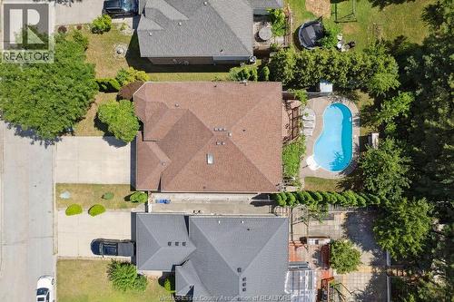 1544 Imperial Crescent, Windsor, ON - Outdoor With In Ground Pool With View