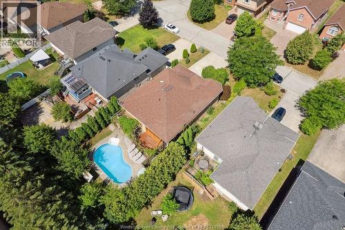 1544 Imperial Crescent, Windsor, ON - Outdoor With In Ground Pool With View