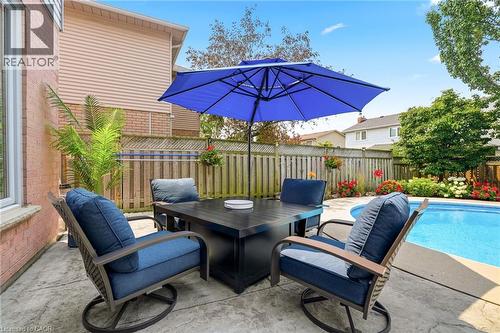 35 Culotta Drive, Waterdown, ON - Outdoor With In Ground Pool With Deck Patio Veranda With Exterior