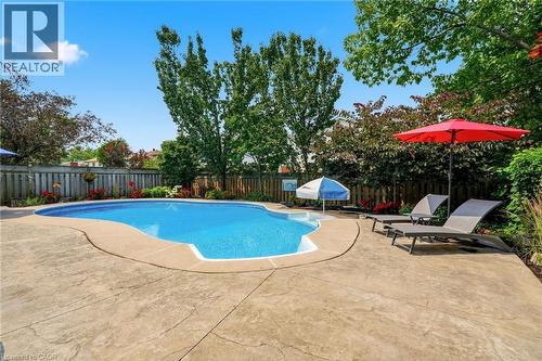35 Culotta Drive, Waterdown, ON - Outdoor With In Ground Pool With Backyard