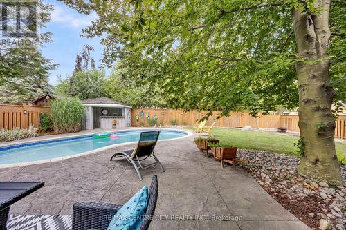 2 Havenwood Way, London North (North O), ON - Outdoor With In Ground Pool With Backyard