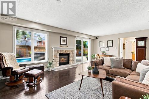 52 Mortimer Crescent, Ajax (Central West), ON - Indoor Photo Showing Living Room With Fireplace