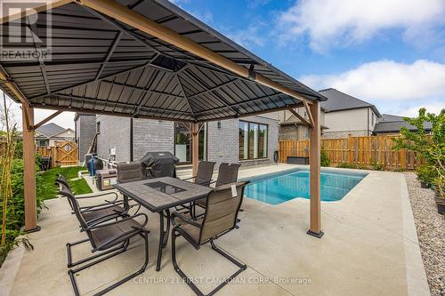 2190 Bakervilla Street, London South (South V), ON - Outdoor With In Ground Pool With Deck Patio Veranda