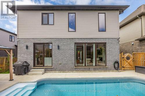 2190 Bakervilla Street, London South (South V), ON - Outdoor With In Ground Pool With Exterior