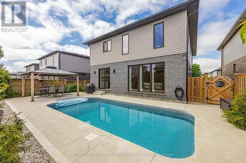 2190 Bakervilla Street, London South (South V), ON - Outdoor With In Ground Pool With Deck Patio Veranda