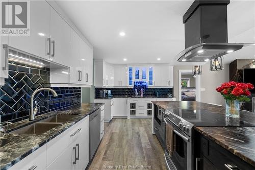 30 Caron Road, Lavigne, ON - Indoor Photo Showing Kitchen With Double Sink With Upgraded Kitchen