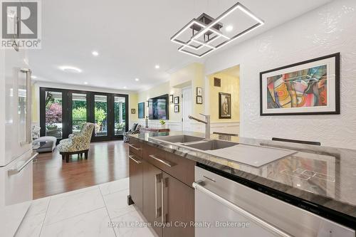 The view  from every direction is exceptional. - 33 Edgehill Drive, Guelph (Exhibition Park), ON - Indoor Photo Showing Kitchen With Double Sink