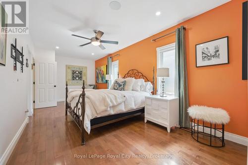 Primary bedroom and ensute on the main floor. - 33 Edgehill Drive, Guelph (Exhibition Park), ON - Indoor Photo Showing Bedroom