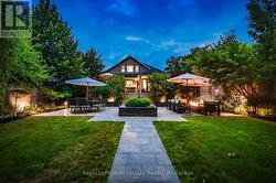 40 feet of grass from the patio to the shed - 