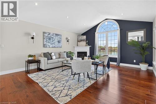 1140 River Road, Cayuga, ON - Indoor Photo Showing Living Room With Fireplace