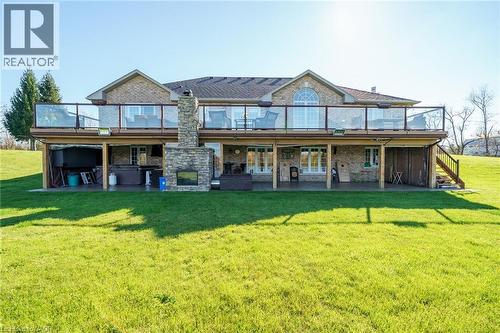 1140 River Road, Cayuga, ON - Outdoor With Deck Patio Veranda