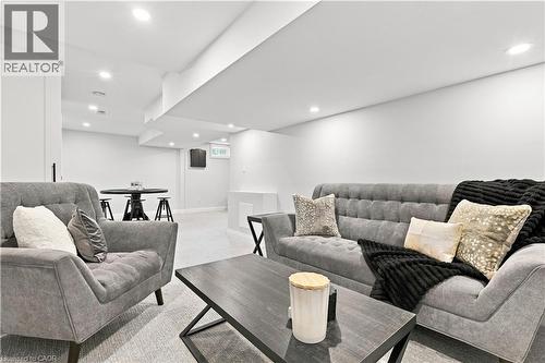 Open-concept living space with recessed lighting and light-toned flooring - 10 Rolling Acres Drive, Kitchener, ON - Indoor