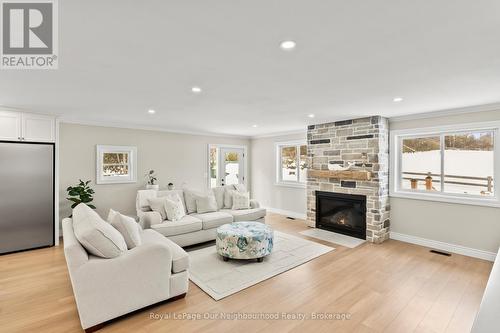 771 Traceys Hill Road, Kawartha Lakes (Emily), ON - Indoor Photo Showing Living Room With Fireplace