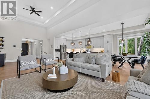 Light-filled great room & chef's kitchen - 10 B Brigade Avenue, Ottawa, ON - Indoor Photo Showing Living Room