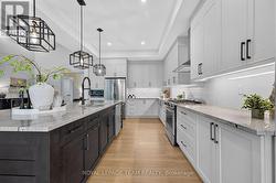 Refined finishes including quartz countertops - 