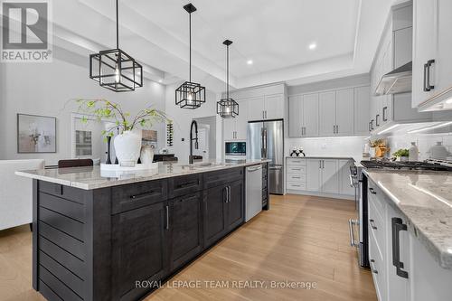 Modern finishes throughout - 10 B Brigade Avenue, Ottawa, ON - Indoor Photo Showing Kitchen With Upgraded Kitchen