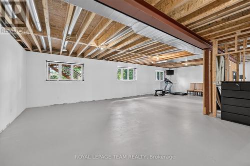 Large windows make this LL feel like a walk out - 10 B Brigade Avenue, Ottawa, ON - Indoor Photo Showing Basement