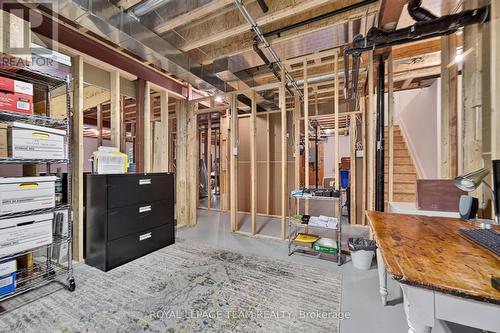 2 framed bedrooms with large closets in each - 10 B Brigade Avenue, Ottawa, ON - Indoor Photo Showing Basement