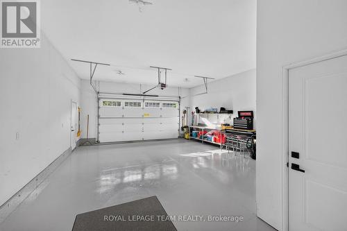 Heated Garage w Epoxy flooring/fully finished - 10 B Brigade Avenue, Ottawa, ON - Indoor Photo Showing Garage