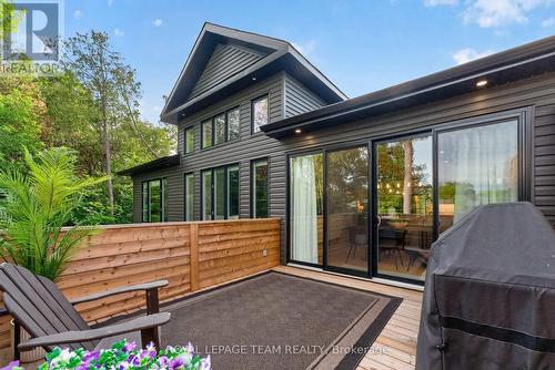 Private backyard w Gas Hook-up for BBQ - 10 B Brigade Avenue, Ottawa, ON - Outdoor With Deck Patio Veranda With Exterior