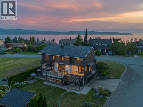 3436 Cariboo Ave, Powell River, BC - Outdoor With Body Of Water With Deck Patio Veranda With View
