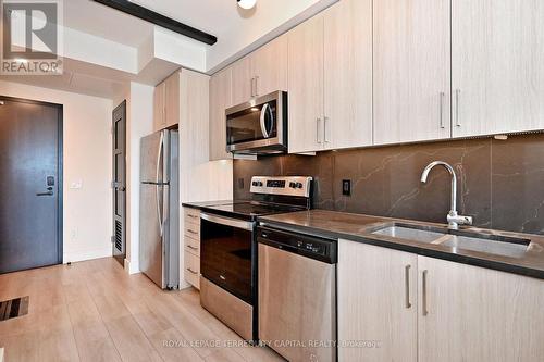 2001 - 145 Columbia Street W, Waterloo, ON - Indoor Photo Showing Kitchen With Stainless Steel Kitchen With Double Sink