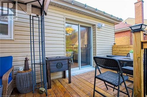 34 Poplar Avenue, Hamilton, ON - Outdoor With Deck Patio Veranda With Exterior