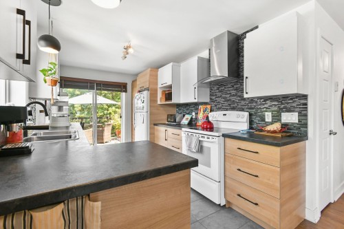Cuisine - 83 Rue Léo, Longueuil (Le Vieux-Longueuil), QC - Indoor Photo Showing Kitchen With Double Sink