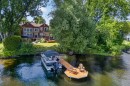 Aerial View - 124 Rue Monseigneur-Vel, Magog, QC  - Outdoor With Body Of Water 