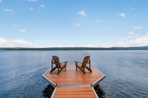 Waterfront - 124 Rue Monseigneur-Vel, Magog, QC - Outdoor With Body Of Water With View