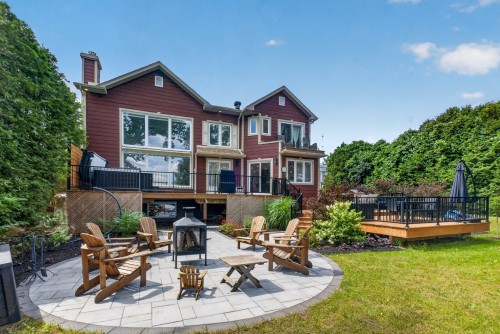 Exterior - 124 Rue Monseigneur-Vel, Magog, QC - Outdoor With Deck Patio Veranda
