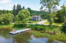 Front of Structure - 215  - 217 Ch. Paquette, Mont-Tremblant, QC  - Outdoor With Body Of Water With View 
