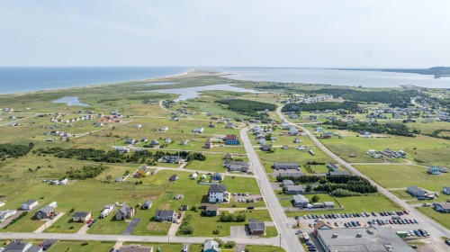 Aerial View - 604 Ch. Des Caps, Les Îles-De-La-Madeleine, QC - Outdoor With View