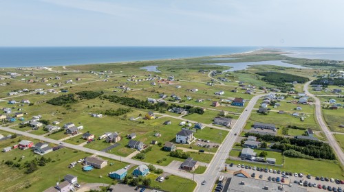 Aerial View - 604 Ch. Des Caps, Les Îles-De-La-Madeleine, QC - Outdoor With Body Of Water With View