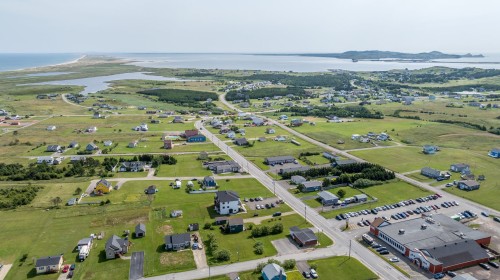 Aerial View - 604 Ch. Des Caps, Les Îles-De-La-Madeleine, QC - Outdoor With View