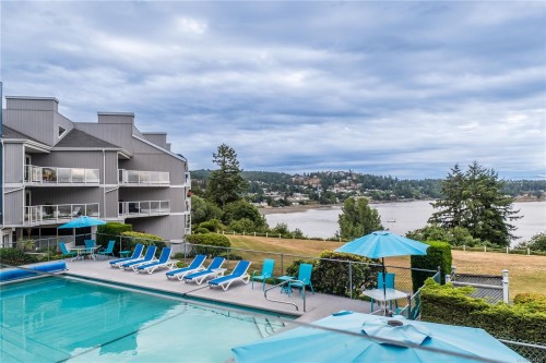 #112-2562 Departure Bay Rd, Nanaimo, BC - Outdoor With In Ground Pool