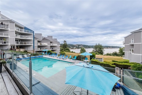 #112-2562 Departure Bay Rd, Nanaimo, BC - Outdoor With In Ground Pool