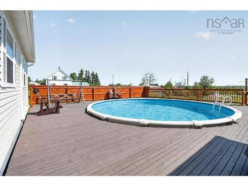 80 Abercrombie Loop, Abercrombie, NS - Outdoor With Above Ground Pool With Backyard