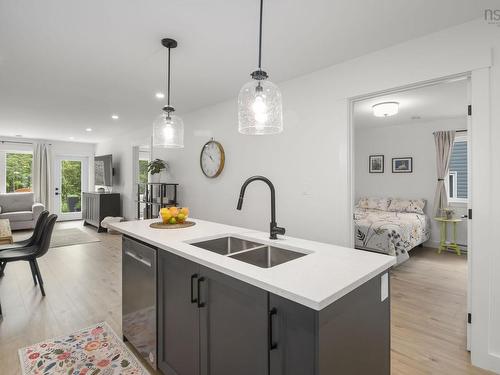18 Jessome Avenue, Lantz, NS - Indoor Photo Showing Kitchen With Double Sink