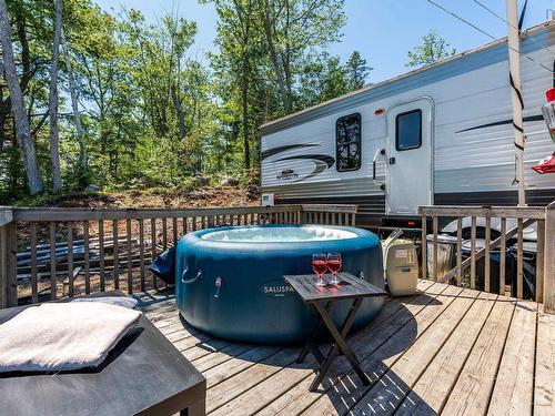 33 Acorn Lane, Lake La Rose, NS - Outdoor With Above Ground Pool With Deck Patio Veranda
