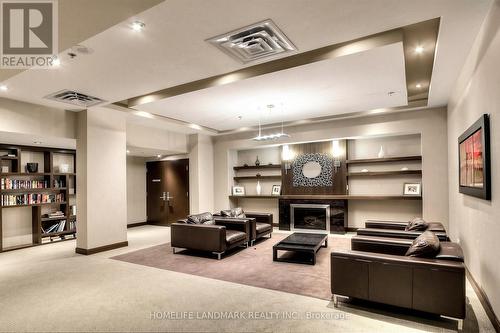 3508 - 80 Absolute Avenue, Mississauga, ON - Indoor With Fireplace