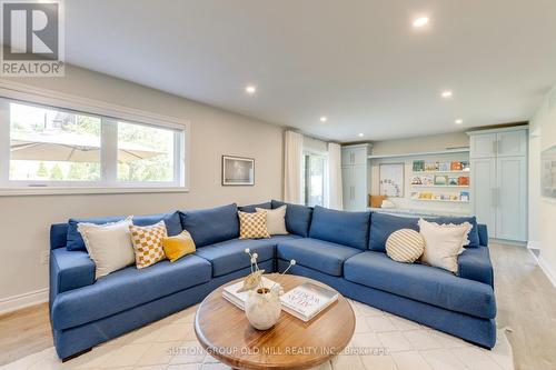 Ground floor family room w. walk-out to yard - 85 Bonnyview Drive, Toronto, ON - Indoor Photo Showing Living Room