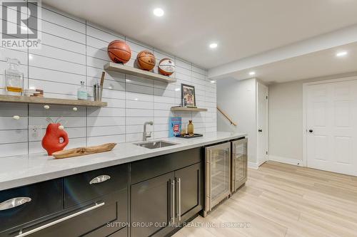 Lower level family room - 85 Bonnyview Drive, Toronto, ON - Indoor Photo Showing Kitchen